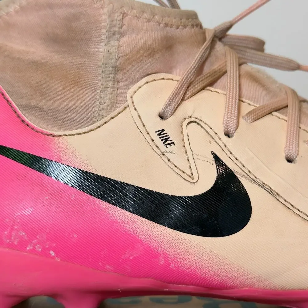 Nike Jr Phantom Luna II Academy Youth 5 Crimson Pink Soccer Cleats Football Shoe
